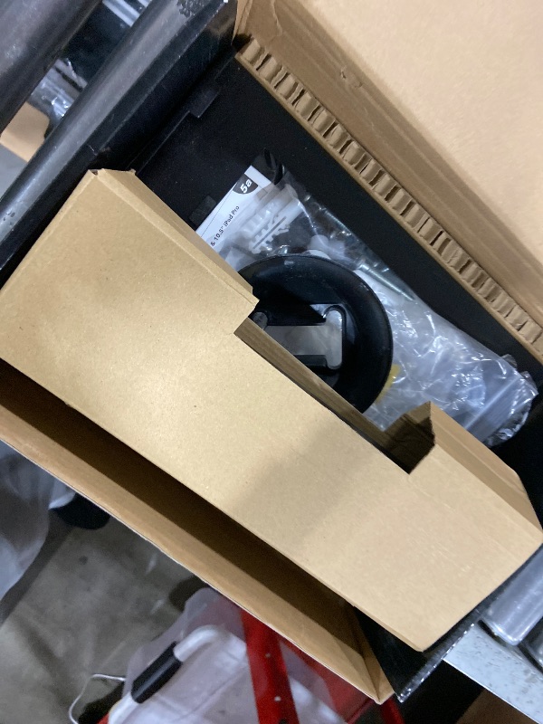 Photo 1 of AboveTEK Anti-Theft iPad Kiosk Stand – POS iPad Security Stand & Locking Tablet Holder – Heavy Duty Base, 360° Swivel, 75° Tilt Bracket – Perfect for Retail Business (Black)