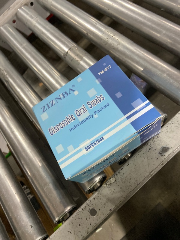 Photo 1 of (50 Pack) Disposable Oral Swabs, Sterile Dental Sponge Swabsticks Unflavored for Mouth & Gum Cleaning