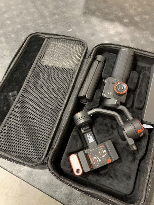 Photo 3 of Hohem iSteady M7 Gimbal Stabilizer for Smartphone, 3-Axis Phone Gimbal, Gimbal Stabilizer for iPhone & Android, AI Tracking Sensor with Fill Light, 1.4" Detachable Touchscreen Remote Control