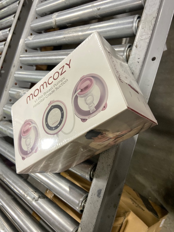 Photo 1 of Momcozy Breast Pump V1 Pro Hospital-Grade, Hands-Free & Portable Wearable Pump, Upgraded Electric Pump with 3 Fine-Tuned Rhythms|15 Levels, Come with Leak-Proof DoubleFit Flange, Cozy Red.