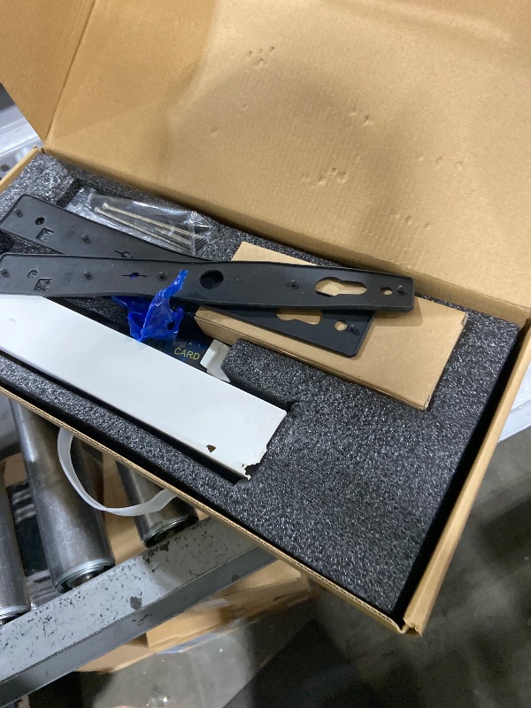 Photo 1 of Sliding Glass Door Lock, Eseesmart Sliding Door Smart Lock with Fingerprint Code Keypad RFID Card Bluetooth App Key, Electronic Digital Biometric Keyless Entry Patio Door Lock with Handle