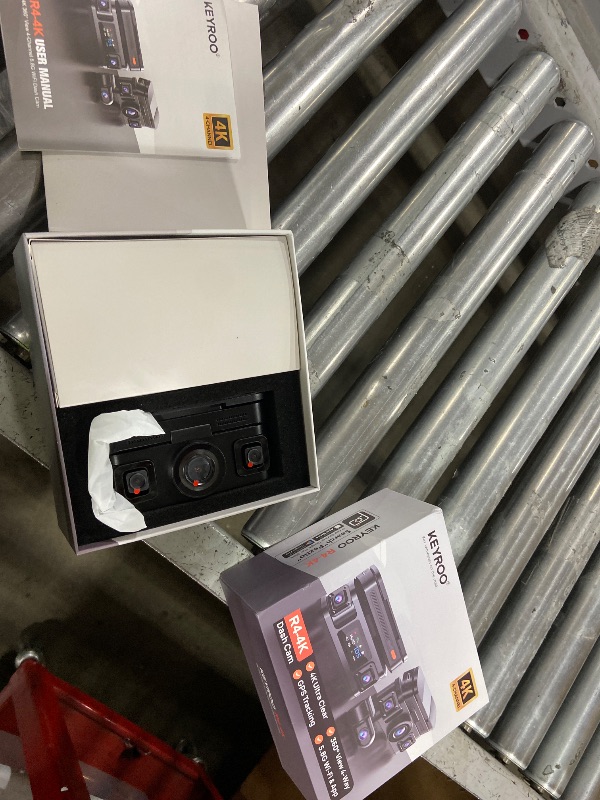 Photo 1 of KEYROO 360° View 4K 4 Channel Dash Cam Front and Rear Inside Left Right, Built-in GPS, 5.8GHz WiFi, Car Dash Camera for Cars with App Connect, Support Parking Mode, G-Sensor, Free 128GB Card