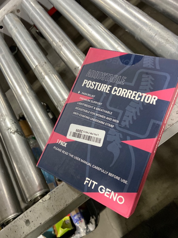 Photo 1 of Fit Geno Posture Corrector for Women Invisilite: Invisible Lightweight Back Brace for Neck Shoulder Upper Back Pain Relief - Improve Posture Correct Hunchback Slouching Under Clothes XX-Large