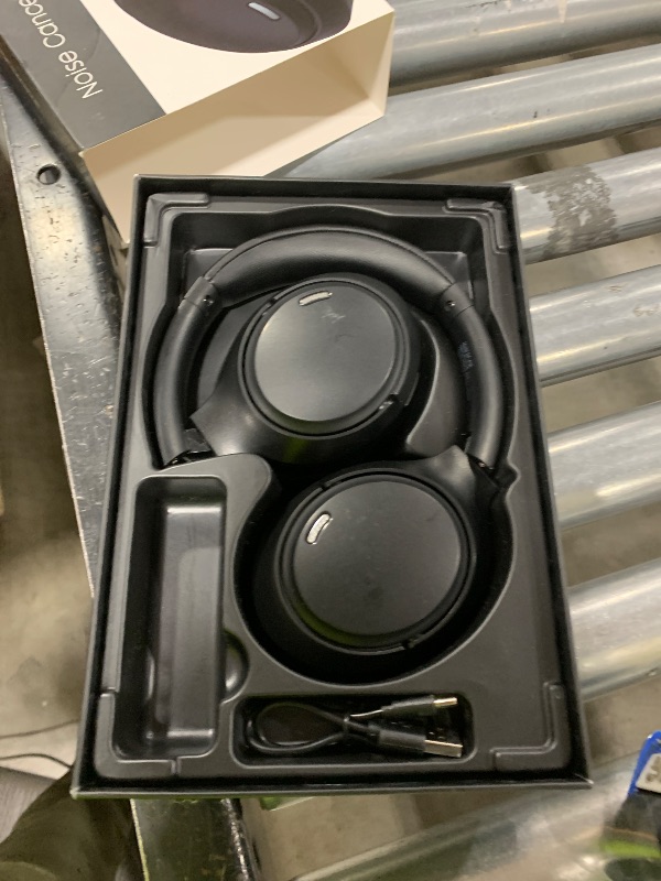 Photo 1 of FOR PARTS DOES NOT FUNCTION ***************Active Noise Cancelling Bluetooth 6.0 Headphones 120H Playtime 6 ENC Clear Call Mic, Over Ear Headphones Wireless with Hi-Res Audio Comfort Earcup Low Latency ANC Headphone for Travel Workout