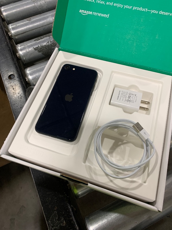 Photo 1 of ***LOCKED***Apple iPhone SE 3rd Gen, 128GB, Midnight - LOCKED (Renewed Premium)