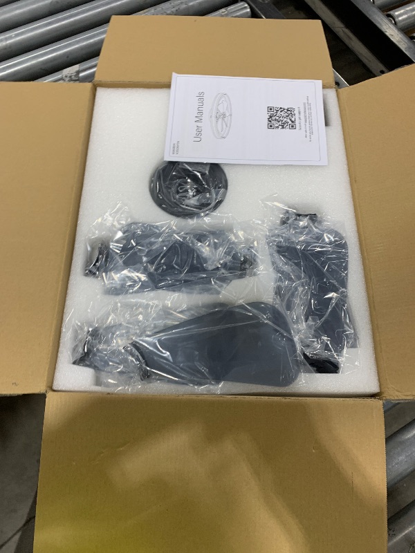 Photo 1 of ZMISHIBO 24 Inch Ceiling Fans with Lights and Remote, Modern Low Profile Ceiling Fan, 3000-6000K Dimmable Flush Mount LED Fan Light, 6 Wind Speeds, Fandelier Ceiling Fans for Bedroom- Black