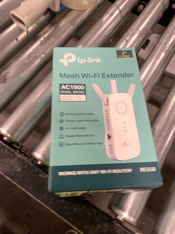 Photo 1 of TP-Link AC1900 WiFi Range Extender RE550 | Dual-Band Wireless Repeater Amplifier w/Gigabit Ethernet Port | Up to 2200 Sq. Ft., 32 Devices | Internet Signal Booster | APP Setup | EasyMesh Compatible
