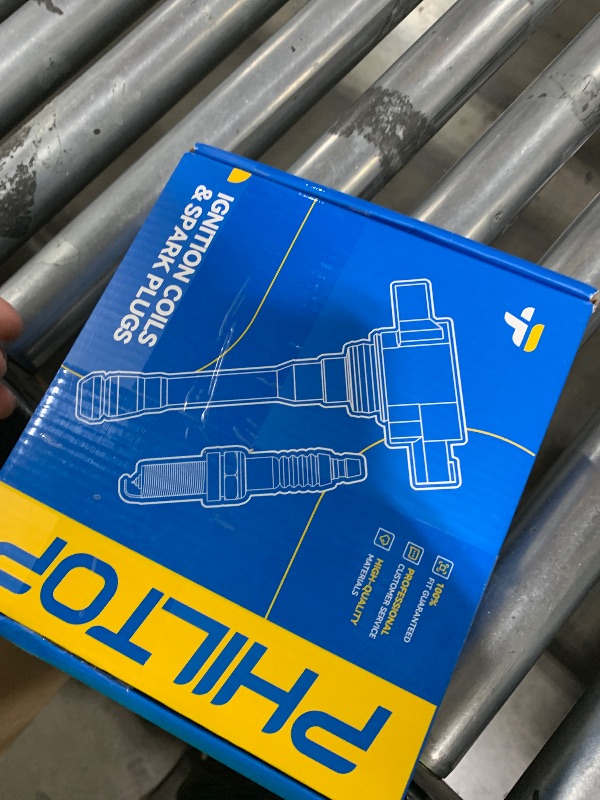 Photo 1 of PHILTOP Ignition Coil Pack and Iridium Spark Plugs Fits for Volkswagen 2000-2005 Passat 1.8T, 2000-2005 Beetle 1.8T, 2001-2005 Jetta 1.8T, 2001-2005 Golf, Audi 2001-2005 A4 Quattro 1.8T, 4PCS UF580