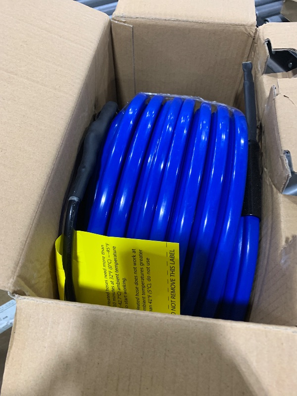 Photo 1 of REHOSEUP 75FT Heated Water Hose for RV, -45 ? Anti-freezing Electrically Heated Drinking Water Hose, Heated Garden Hose,Rv Freshwater Hoses with Fittings,RV Accessory