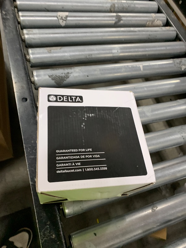 Photo 1 of Delta 4 Inch Matte Black Tile-In Round Shower Floor Drain with Gasket and Removable Drain Gate, Matte Black DT061411-BL