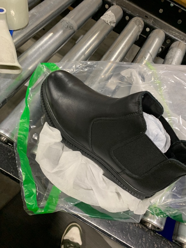 Photo 1 of OKKO Mens Chelsea Dress Boots, Genuine Leather Classic Comfortable Casual Slip On Ankle Boot for Men