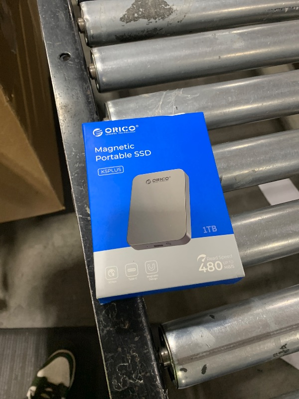 Photo 1 of ORICO 1TB Magnetic Portable SSD, Metal Body, 4K 120 fps ProRes HDR Record and Store, Up to 460MB/s, USB C&A 2 in 1 Cable, External SSD Compatible with iPhone 16 Pro Max, Tablet, Computer - K5PLUS