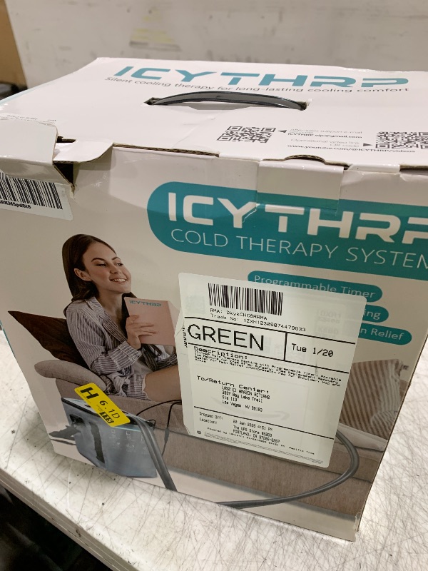 Photo 1 of ICYTHRP Cold Therapy Machine with Programmable Timer, Portable Ice Machine for Knee After Surgery, Knee Replacement Recovery System for Pain Relief w/Compression Pad for Shoulder, Hip and Ankle