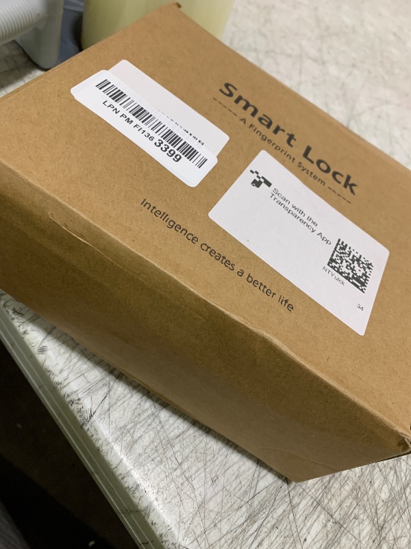 Photo 1 of Smart Gate Lock, Electronic Gate Locks for Outdoor Fence, Keyless Smart Rim Lock, Electric Sided Keypad Locks with App Control, IC Card, Keys, Anti-Peep Touchscreen, Perfect for Fence and Outdoor