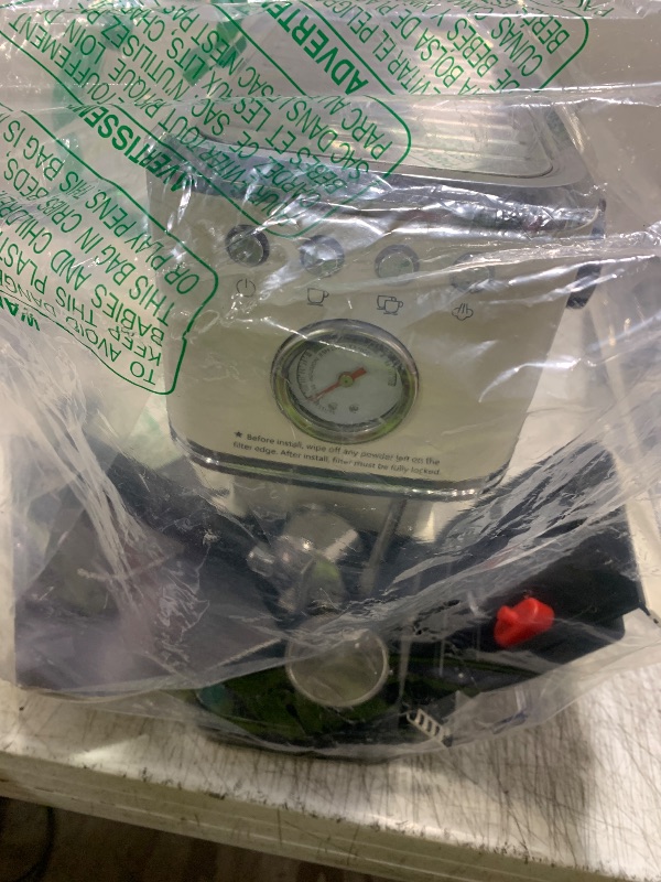 Photo 1 of CHULUX Slim 2026 Upgrade Espresso Machine with Milk Frother Steam Wand, 20 Bar Professional Italian Pump Espresso Coffee Machine for Home Cappuccino & Latte Maker, Stainless Steel, Creamy