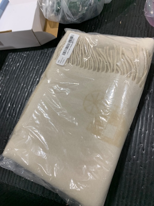 Photo 1 of COACH Oversized Bicolor Horse and Carriage Muffler