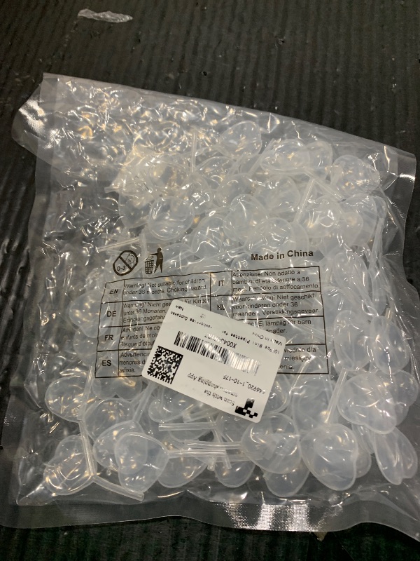 Photo 1 of 100Pcs Mini Pipettes for Cupcakes, 4ml Clear Plastic Cupcake Liquid Dropper Transfer Liquid Squeeze Dropper Pipettes Disposable Mini Pipettes for Chocolate Strawberries Cupcakes Decoration