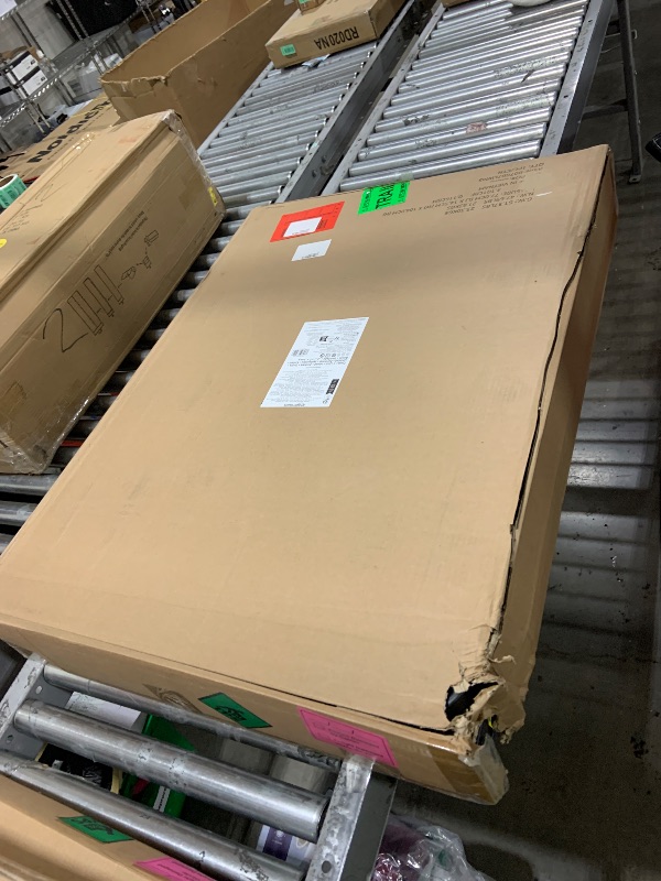 Photo 1 of Amazon Basics Bed Frame with Storage, Foldable Metal Platform, Sturdy Steel, No Box Spring Needed, 18 Inches High, Tool-Free Setup, Queen Size, Black