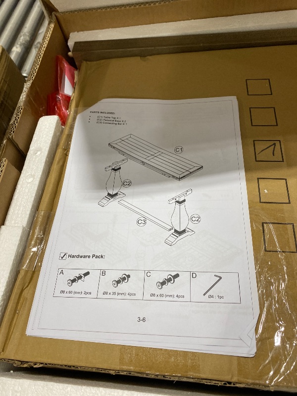 Photo 1 of Martin Svensson Home Napa Sofa Console Table, Modular Flip Top Dining or Accent, Solid Natural Wood