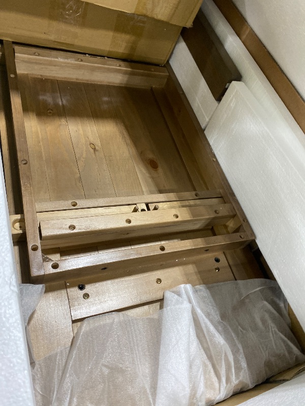 Photo 1 of Martin Svensson Home Napa Sofa Console Table, Modular Flip Top Dining or Accent, Solid Natural Wood