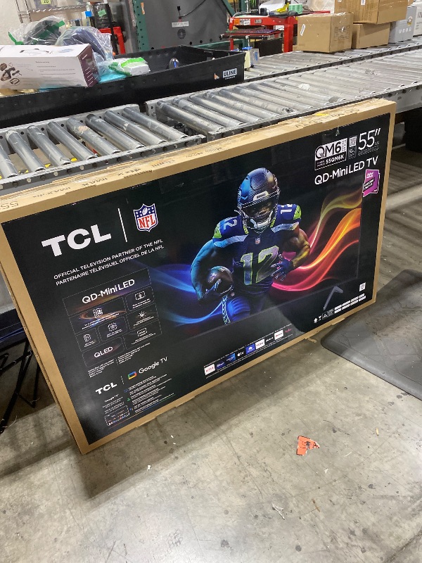 Photo 1 of TCL 55 Inch Class QM6K Series | Mini LED QLED 4K HDR | 55QM6K, 2025 Model | 120HZ-144HZ High Brightness Smart Google TV Dolby Atmos Onkyo Audio | Voice Remote Alexa Gaming Streaming Television
