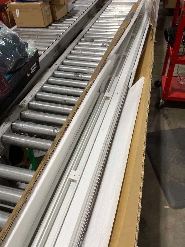 Photo 1 of 104RDHOUSE 30×80in PVC Internal Accordion Folding Door, Multifold Sliding Door for Closet, White in Color, with Installation Hardware; Handle; Latch.