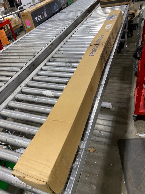 Photo 1 of WASJOYE 84'' Projector Screen Manual Pull Down - 16:9 HD Retractable Projection Screen with Auto Locking - 4K 3D Projector Screen Anti-Crease for Home Theater Cinema Office Education Presentation