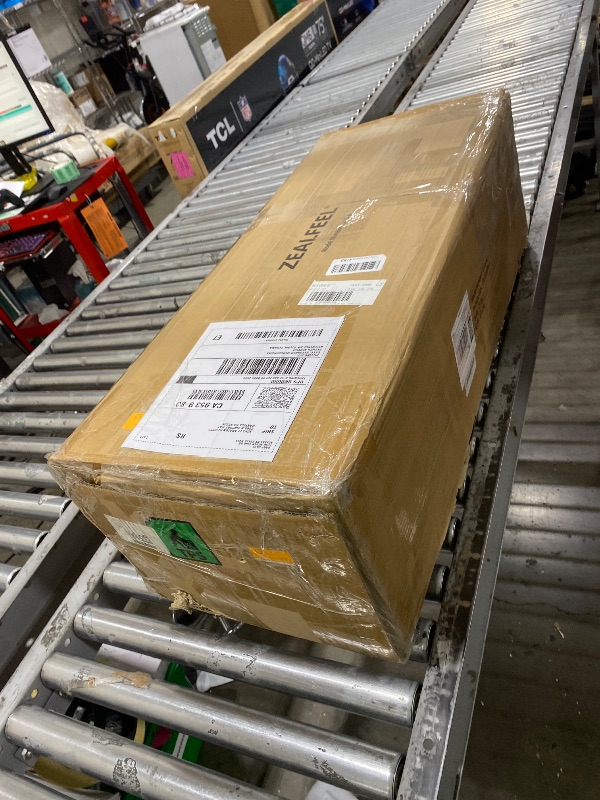 Photo 1 of ZEALFEEL Golf Simulator Enclosure, 11x8FT Golf Net with HD Impact Screen & Side Barriers – Dual-Layer Impact Screen, Foam-Padded Frame, Indoor Cage Net for Home Garage Studio