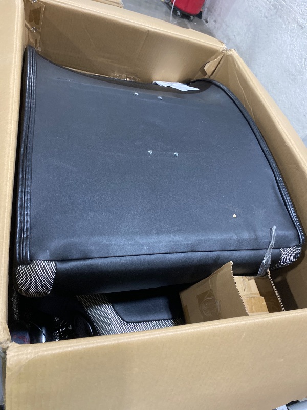 Photo 1 of X Rocker Prism RGB LED Lounging Video Gaming Pedestal Chair with Armrests, Wireless Bluetooth Audio, Foldable, Vegan Leather, Amazon Exclusive, Black