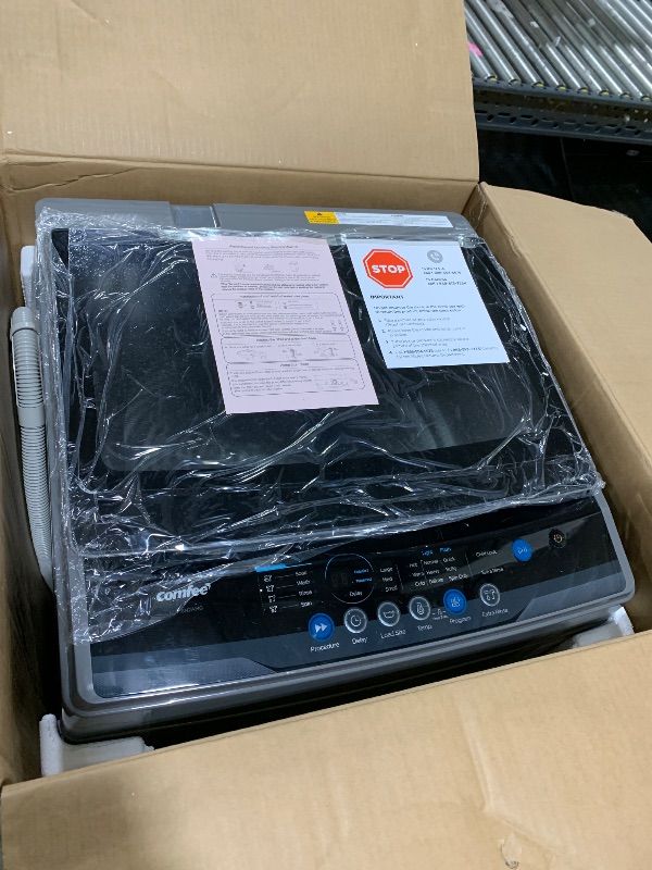 Photo 1 of COMFEE’ 1.6 Cu.ft Portable Washing Machine, 11lbs Capacity Fully Automatic Compact Washer with Wheels, 6 Wash Programs Laundry Drain Pump, Ideal for Apartments, RV, Camping, Magnetic Gray