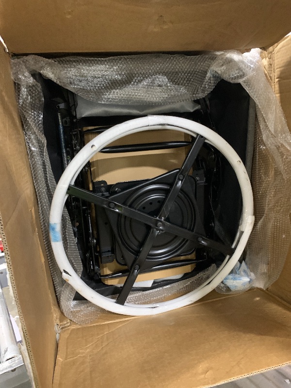 Photo 1 of COMHOMA Rocking Recliner Chair,Swivel Glider Reclining Single Sofa Manual Rocker Recliners, Nursery Rocking Chairs (Grey)