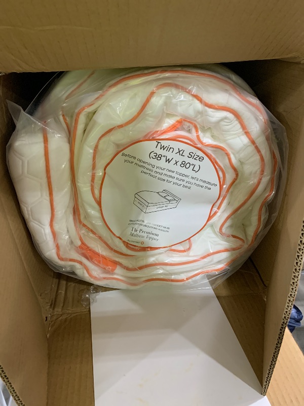 Photo 1 of Dormeo Premium Twin XL Cooling Mattress Topper - 3-Zone Octaspring? Technology for Optimal Back Support, Anti-Slip Bottom