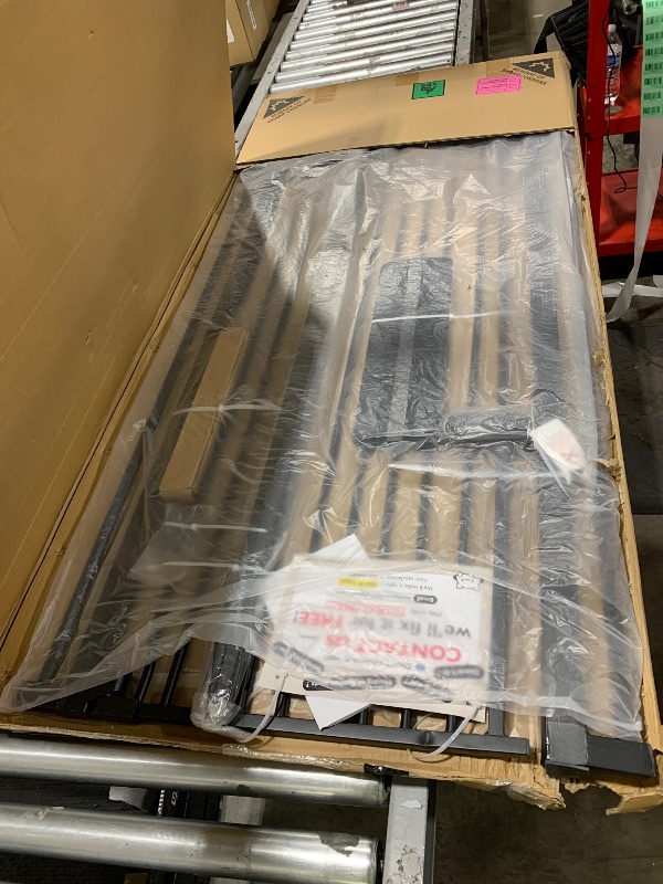 Photo 1 of Lumizone Extra Tall Cat Gate 61.02" High Pressure Mounted Extra Wide 2025 New (17 Sizes) 1.37" Gap No Drilling Auto-Close One-Handed Operation Tall Pet Gate for Dogs(Black, 61.02" H x 29.92"-34.24" W)