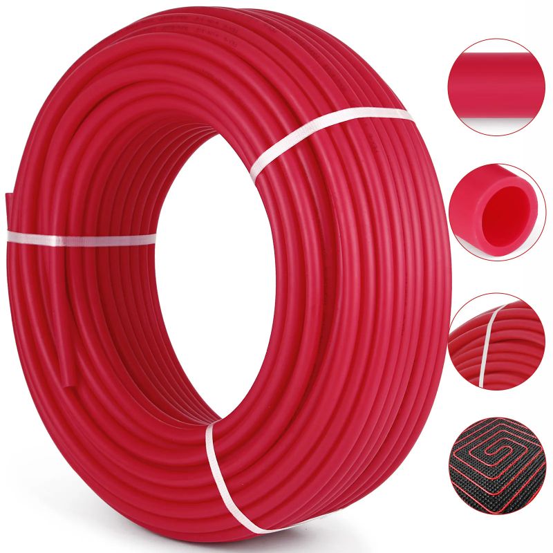 Photo 1 of VEVOR 3/4" x 500ft PEX Tubing Oxygen Barrier O2 Evoh Red Floor Radiant Heat

