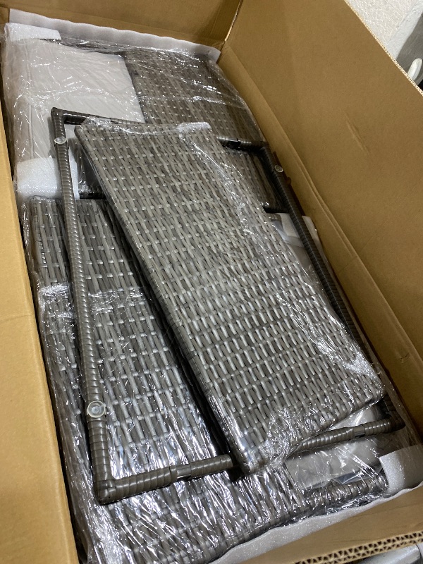 Photo 1 of RoyalCraft 4-Piece Wicker Patio Conversation Furniture Set