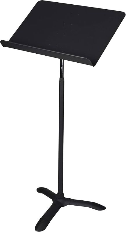Photo 1 of **PARTIAL SET**OEF Furnishings Portable, Height Adjustable Metal Music Sheet Stand, Black