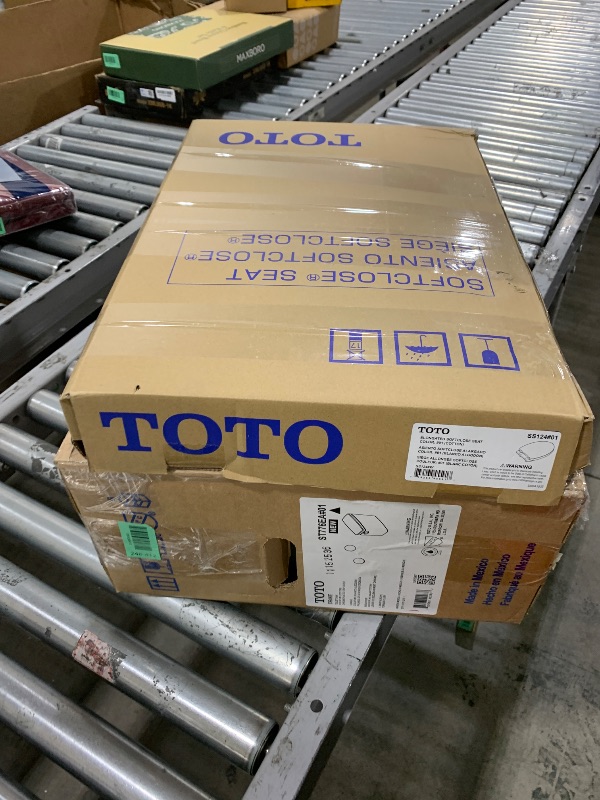 Photo 1 of TOTO Drake 1.28 GPF Toilet Tank with WASHLET+ Auto Flush Compatibility, Cotton White - ST776EA#01 WITH SEAT