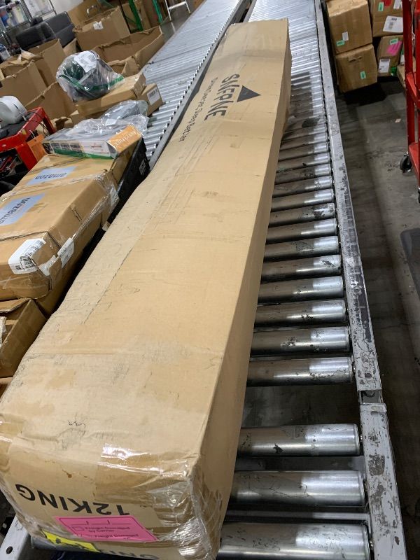 Photo 1 of SNFPNE 12 Inch King Mattress - Medium Firm Hybrid Mattress with Individual Pocket Springs for Pressure Relief & Motion lsolation, Fiberglass-Free, 80" x 76"