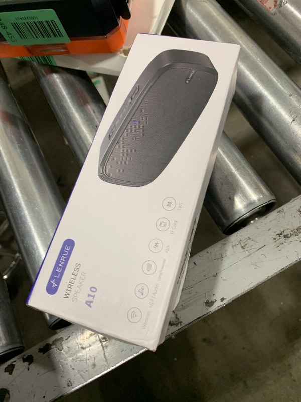 Photo 1 of LENRUE Bluetooth Speaker, Wireless Portable Speaker with Loud Stereo Sound, Rich Bass, 12-Hour Playtime, Built-in Mic. Perfect for iPhone, Samsung and More