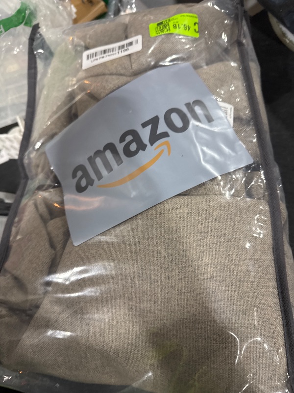 Photo 1 of 102 Inch Long Curtains Pinch Pleat Linen Curtains for Living Room Bedroom 2 Panels Tan Brown Burlywood Taupe Light Filtering Privacy 102 Inch Pleated Drapes Hooks Rings Back Tab for Sliding Door