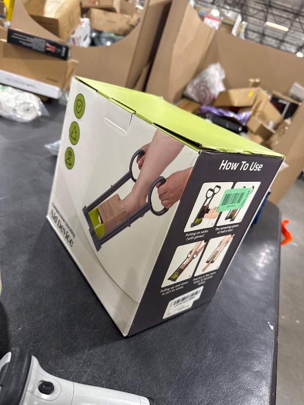 Photo 1 of Compression Sock Aid Device | Size for Leg Circ 16 in or Less | Helper Device for Putting on Compression Stocking, Easy On Donning Aid Tool for Socks & Stockings, Durable & User-Friendly Design