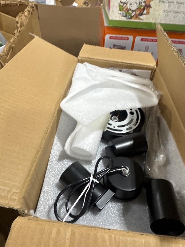 Photo 1 of HuisMier Farmhouse 3-Light Flush Mount Ceiling Light Fixture Rustic Metal and Wood Chandelier Retro Close to Ceiling Lighting for Kitchen Entryway Hallway Bedroom Dining Room Living Room Foyer