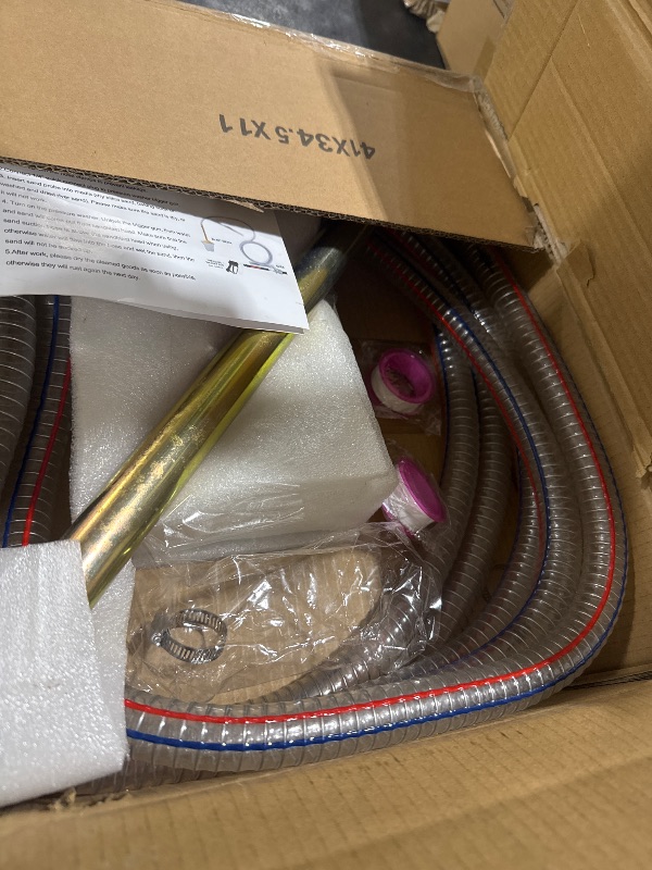 Photo 1 of RIDGE WASHER Pressure Washer Sandblasting Kit, Dustless-Wet Sand Blaster for Pressure Washers, 5000 PSI, 8.0 GPM, 1/4 Inch Quick Connect