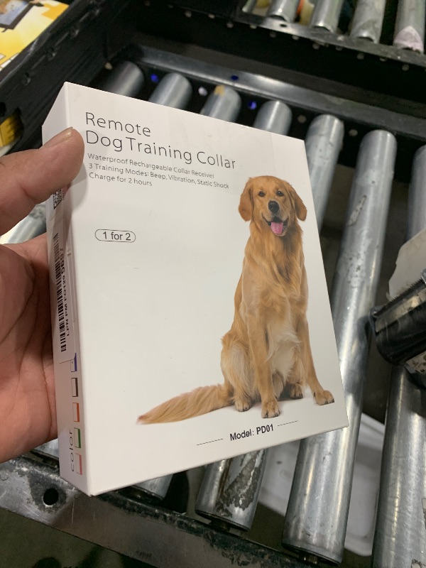 Photo 1 of Dog Training Collar for 2 Dogs, Waterproof Dog Training Collar with Remote, 3 Training Modes, Rechargeable Electric Training Collar for Large Medium Small Dogs