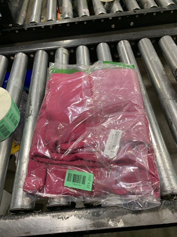 Photo 1 of Viatabuna Women's High Rise Straight Leg Y2K Streetwear Cargo Pants Baggy Boyfriend Pants with Pocket Magenta