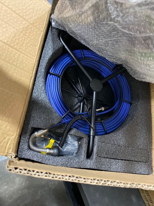 Photo 1 of Sewer Camera w/DVR Function, 4.3" HD 1080P Screen Pipeline Inspection Camera, IP68 Waterproof Pipe Plumbing Snake Cam with 32GB Card, for Sewer Line, Home, Duct Drain Pipe Plumbing (50M/165FT)