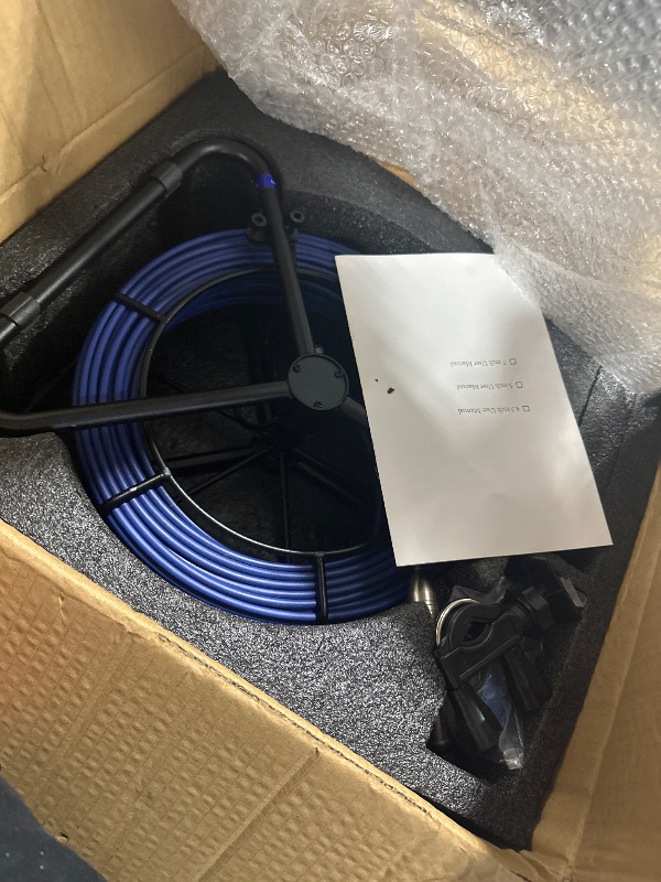 Photo 1 of Sewer Camera w/DVR Function, 4.3" HD 1080P Screen Pipeline Inspection Camera, IP68 Waterproof Pipe Plumbing Snake Cam with 32GB Card, for Sewer Line, Home, Duct Drain Pipe Plumbing (50M/165FT)