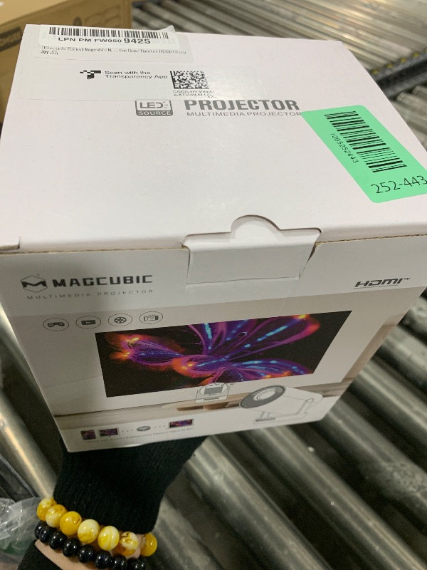 Photo 1 of ?Electric Focus?Magcubic Mini Projector 4K Support, Portable Projector with WiFi 6 and Bluetooth 5.4, Smart Proyector, 5W Soundbase Speaker, 180°Rotation for Home Theater