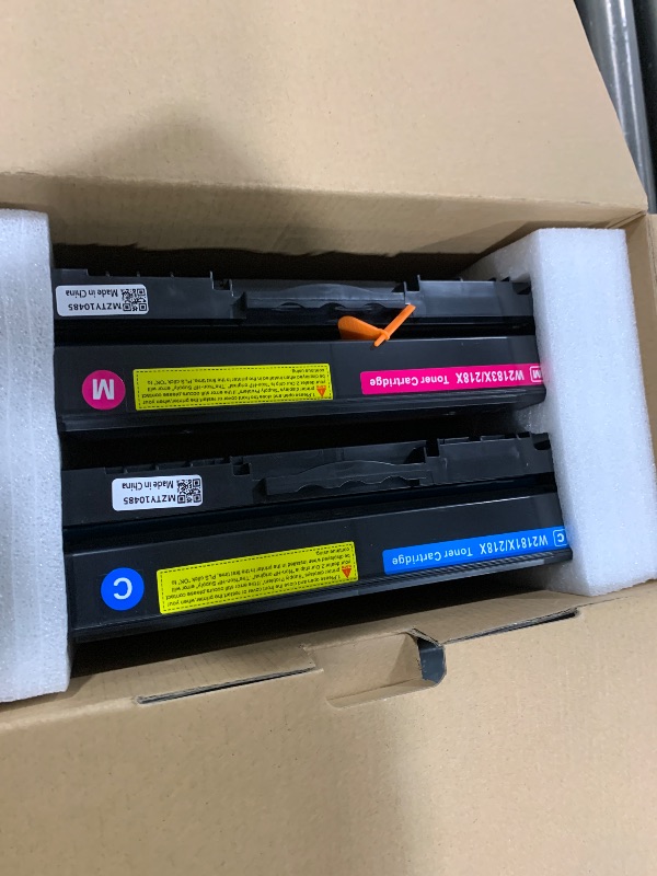 Photo 1 of 218X Toner Cartridges 4-Pack High Yield (with Chip) 3201dw MFP 3301fdw Toner Compatible for HP 218X W2180X Work for Color LaserJet Pro 3201dw MFP 3301 Series 3301sdw 3301cdw Printer Ink W2180X W2180A
