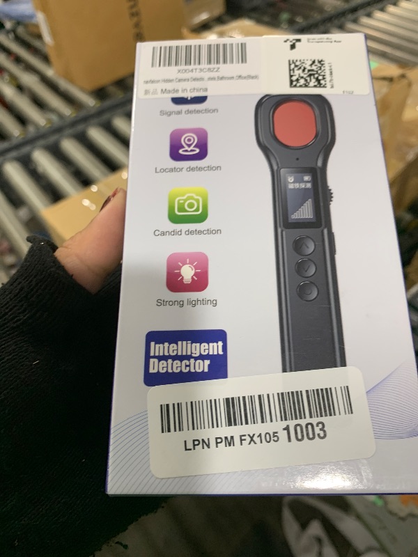 Photo 1 of navfalcon Hidden Camera Detectors, 2025 Camera Detector, GPS Tracker & Bug Detector, Listening Device Detector, 5 Levels Sensitivity 4 Modes for Hotel Rooms, Travel, Office, Car(Black)